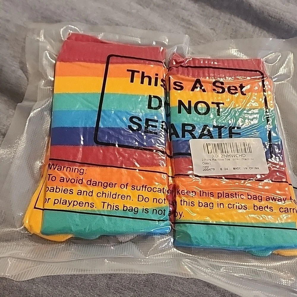 N4 - 2-Pack Rainbow Socks